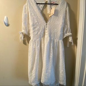 SHOWPO SEE THE WORLD MINI LACE DRESS